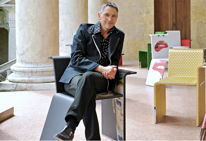 La seduta del poeta, la sedia del designer