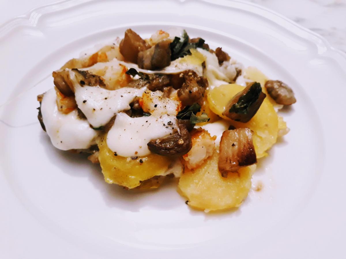 Ricette dall’orto: Tortino di melanzane bianche