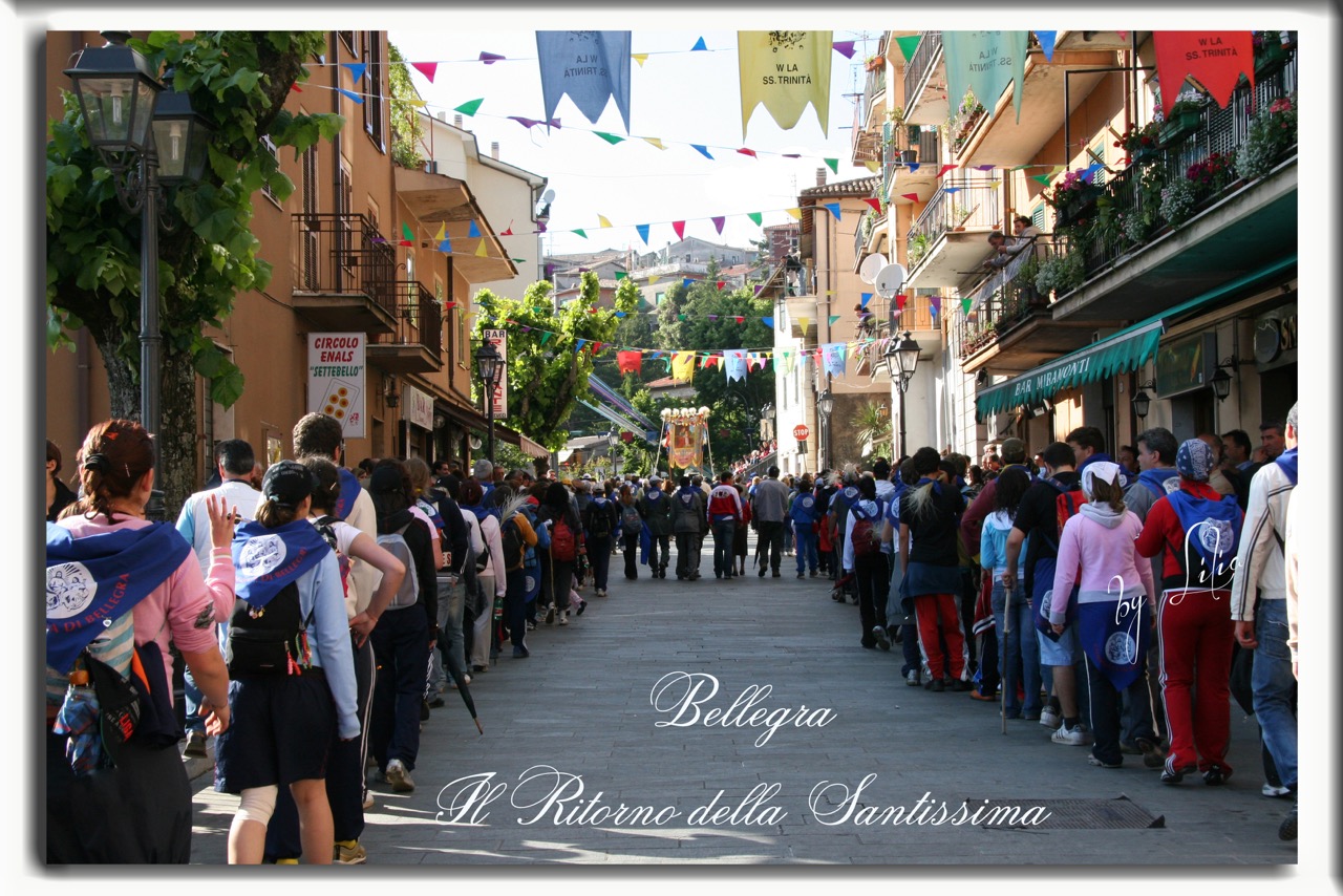 Bellegra Il ritorno dalla Santissima