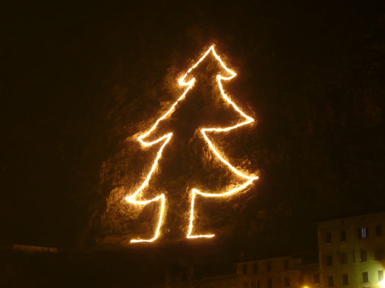 Le luci di Artena a Natale