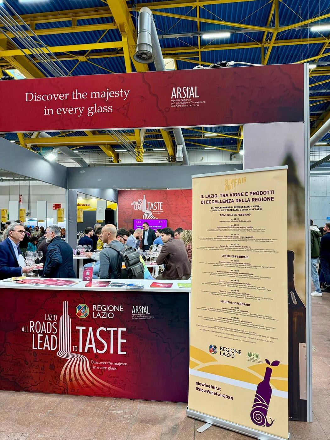 Regione Lazio a Slow Wine Fair
