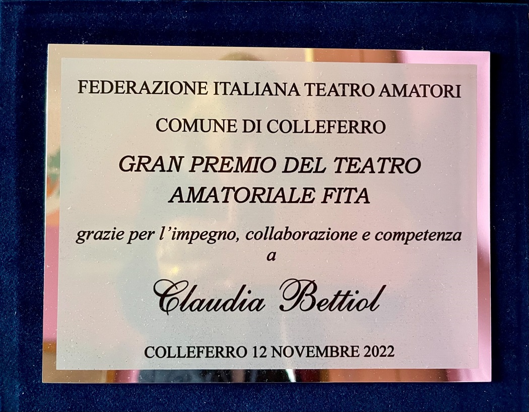 Premizione teatro amatoriale Colleferro