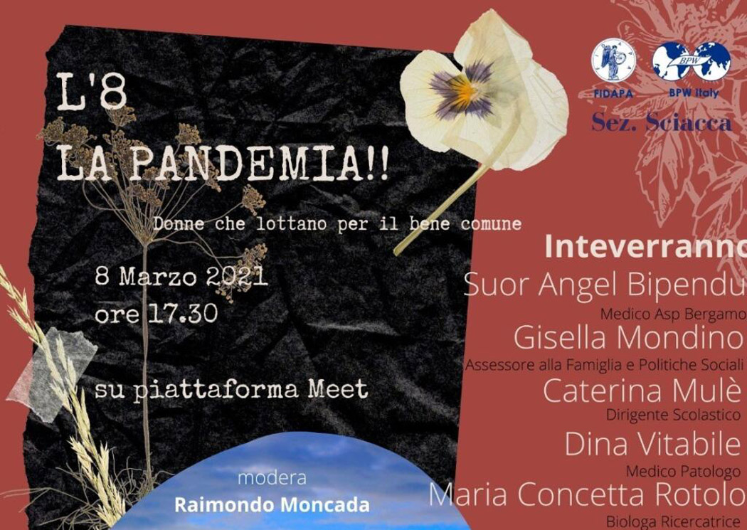 3 Mar: "L'8 la Pandemia!! Donne che lottano per il bene comune"