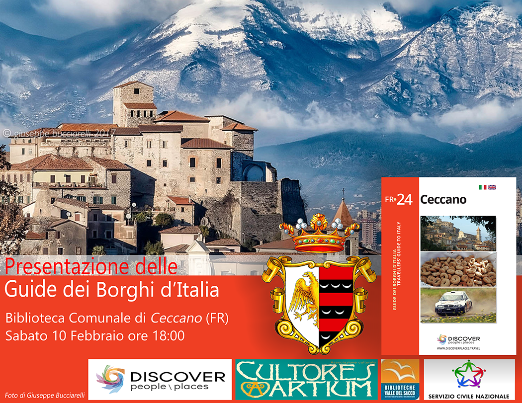 10 Febbraio - Presentazione della Guida di Ceccano Discoverplaces.travel