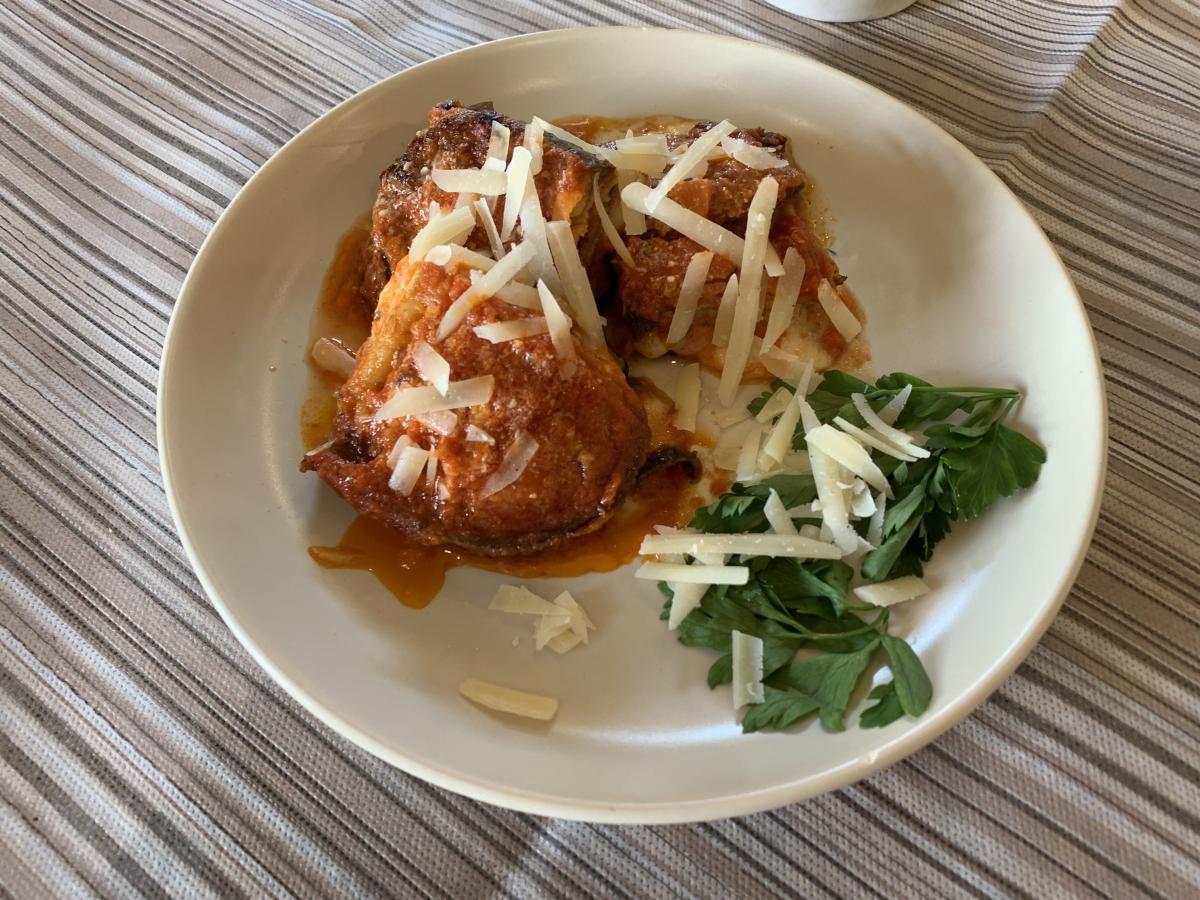 Cellino San Marco. Melanzane alla parmigiana