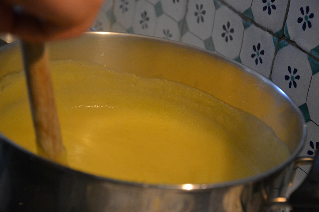 Rocca Sinibalda. Polenta in piazza