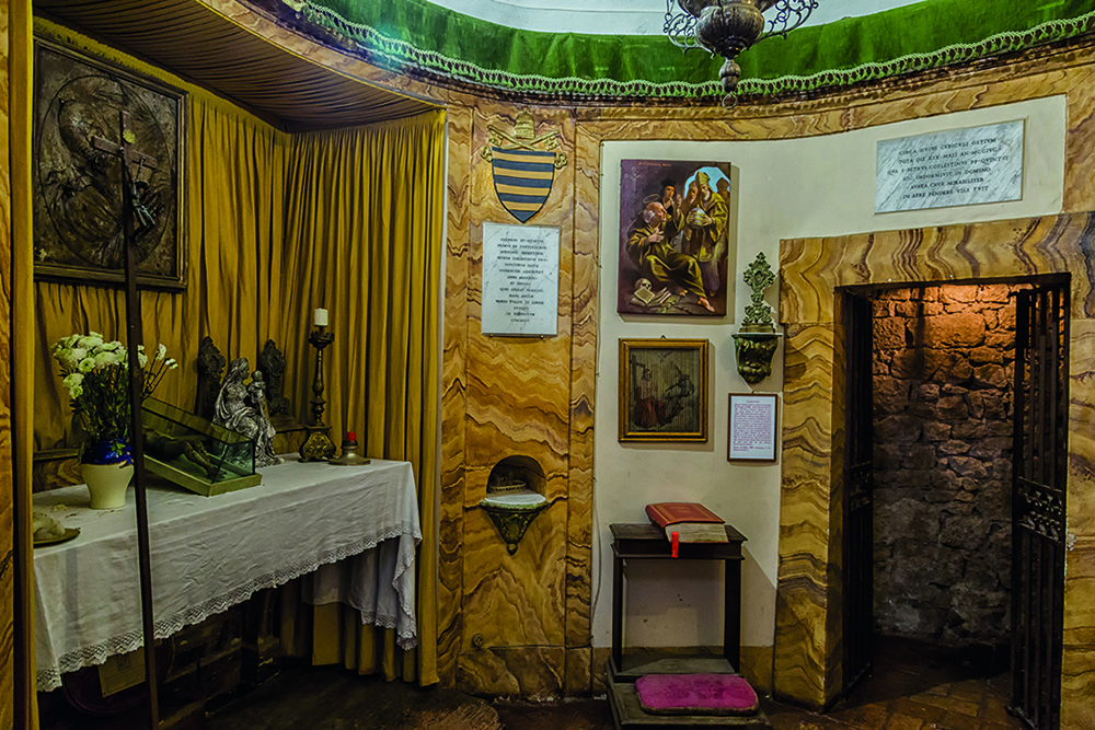 Fumone. Cappella di San Pietro Celestino V