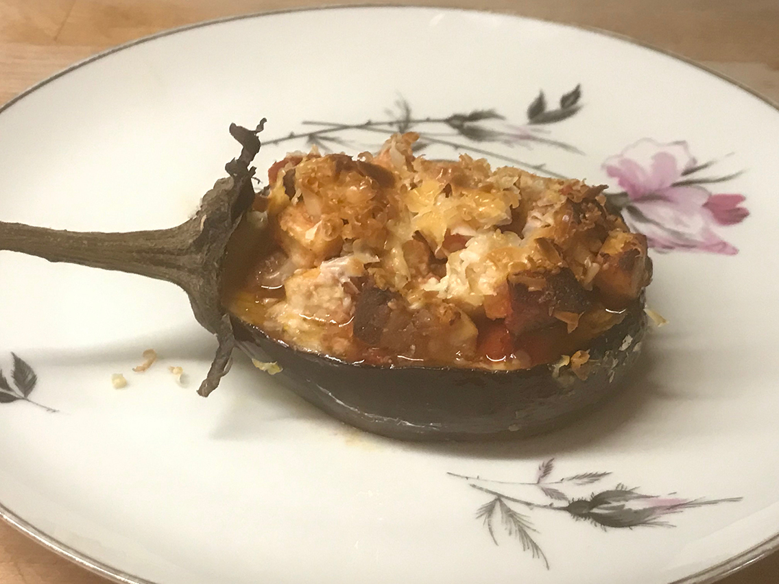 U Pisce: Melanzane ripiene di Pesce Spada