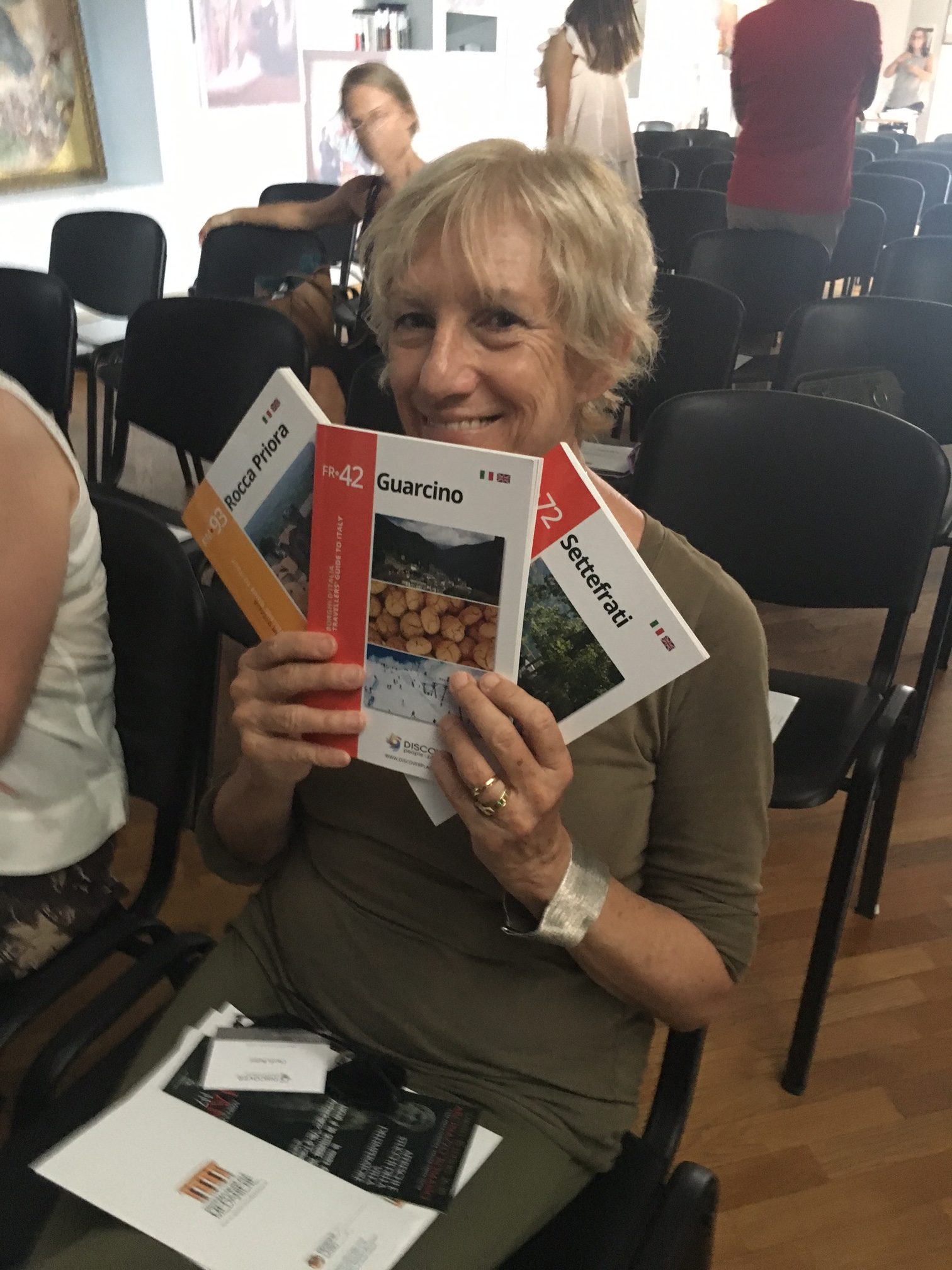 15 July - Lidia Ravera: richiesta della prima guida turista dei borghi del Lazio