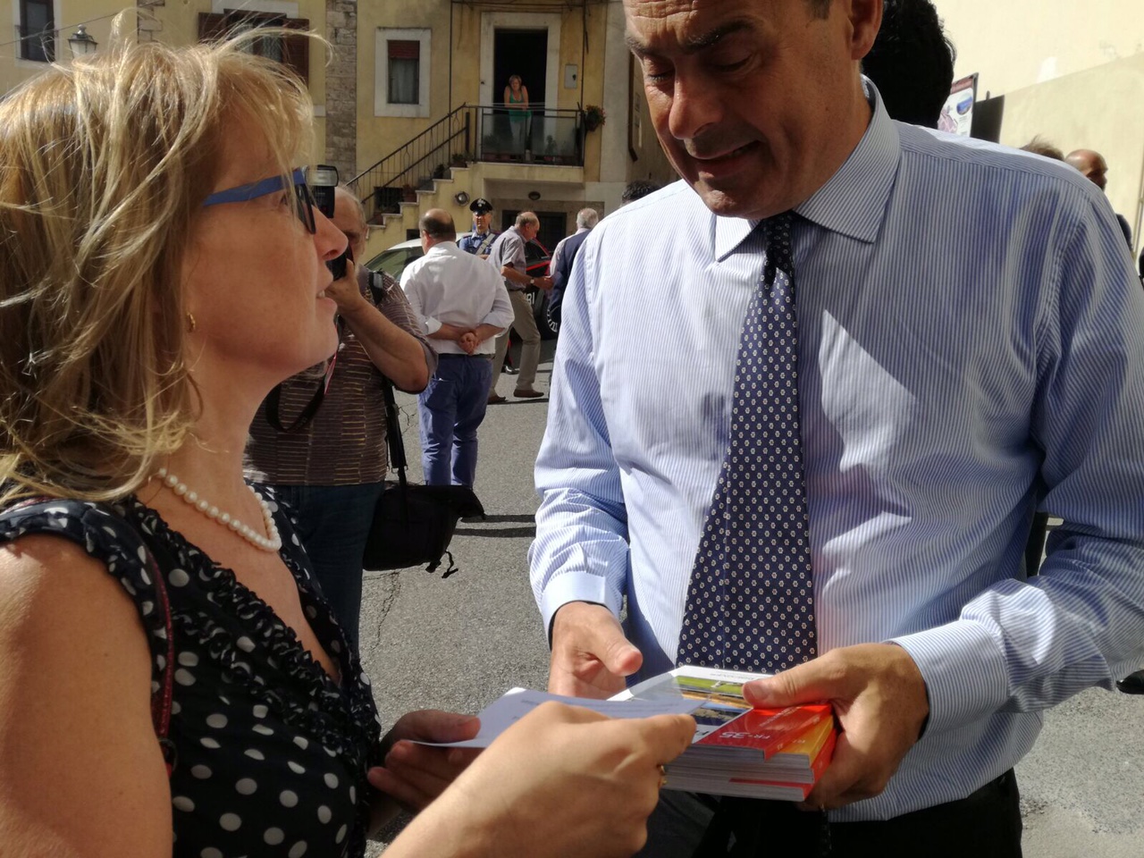 27 Luglio - Guide Turistiche mostrate al presidente della Regione Lazio