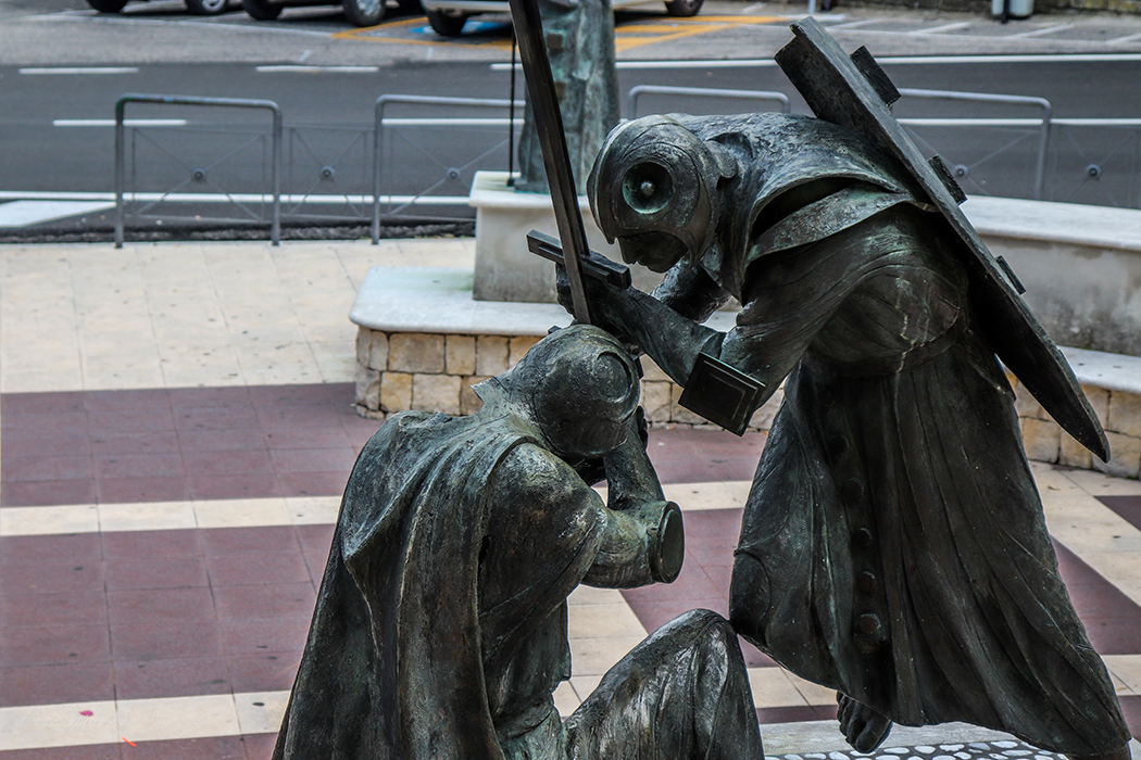 Guarcino - Statua del Malpensa
