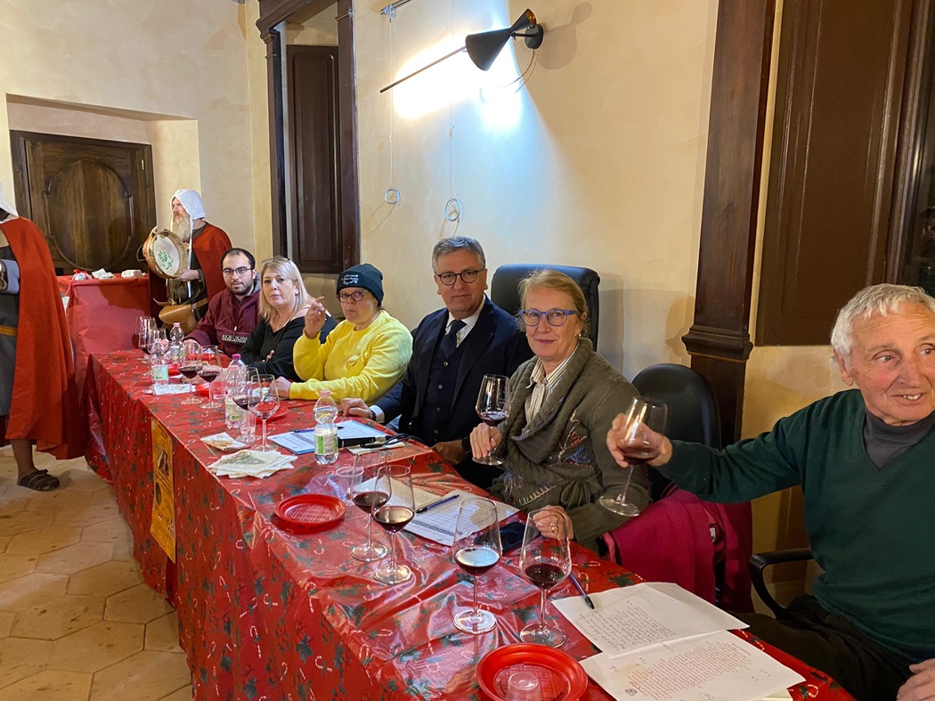 la giuria della gara del Pampepato