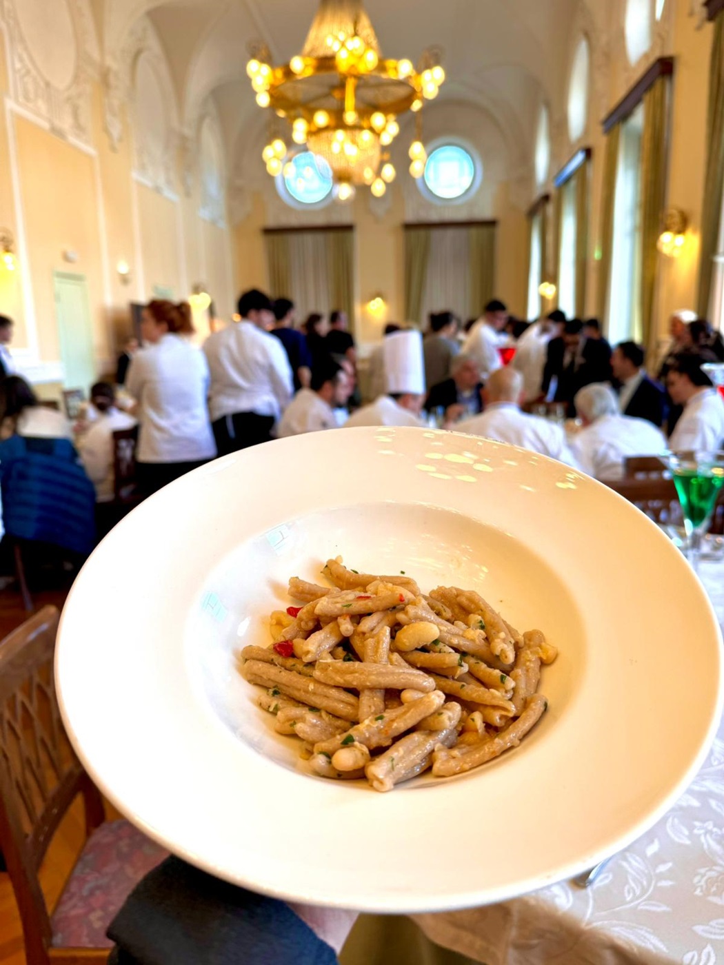 Donna Vittori back at the Hotellerie School in Fiuggi