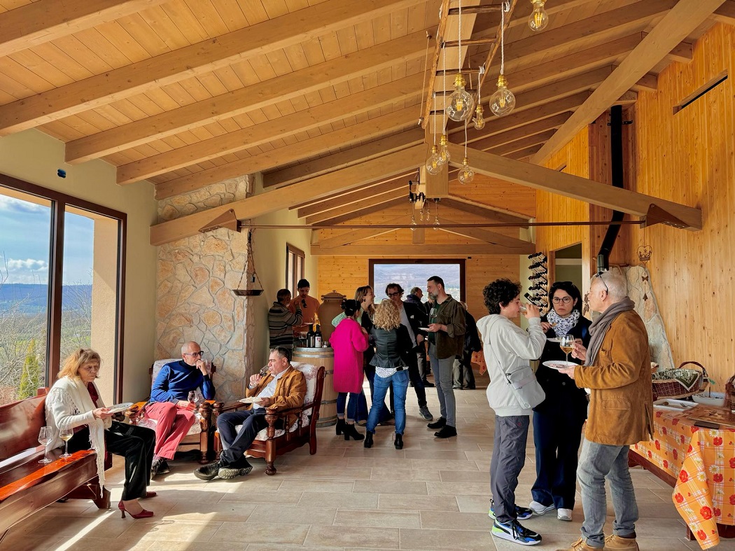 Degustazione di vini al Vecchio Poggio