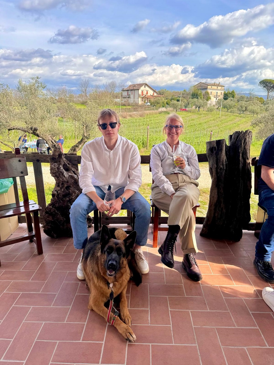 Degustazione di vini al Vecchio Poggio