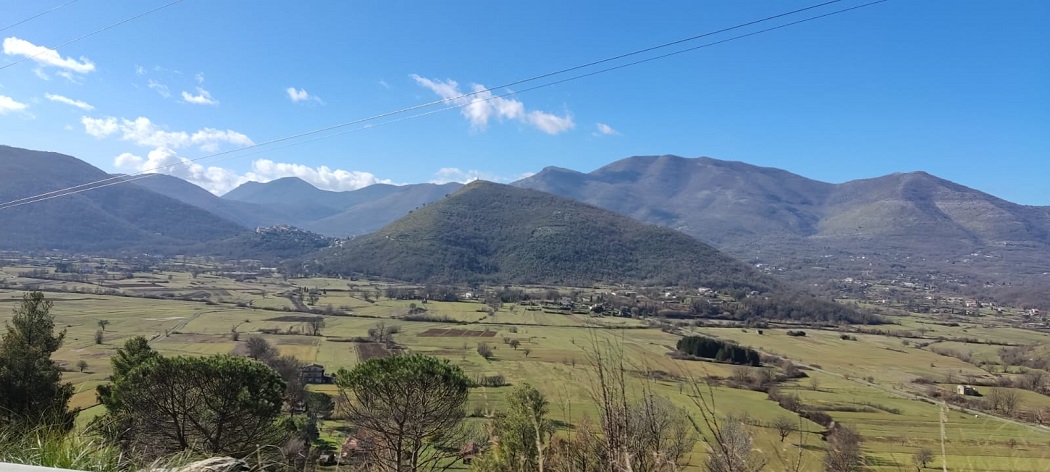 view from Pastena