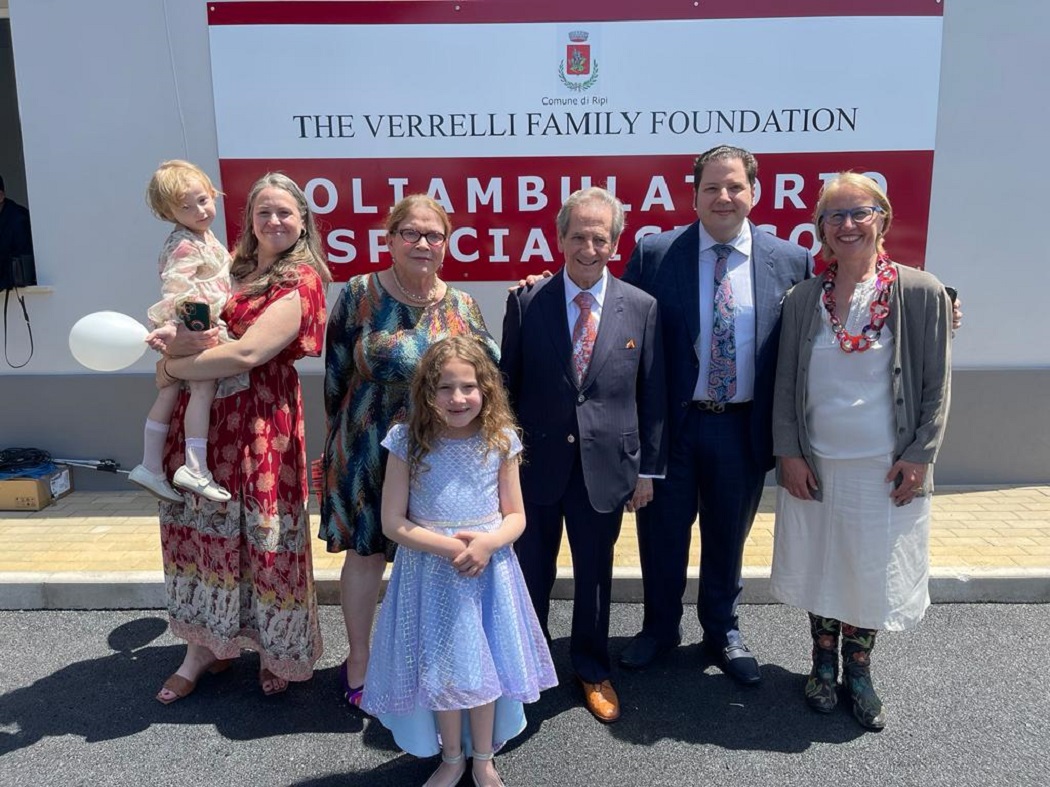 Claudia Bettiol e famiglia di Aldo Verrelli Town Ambassador di Ripi