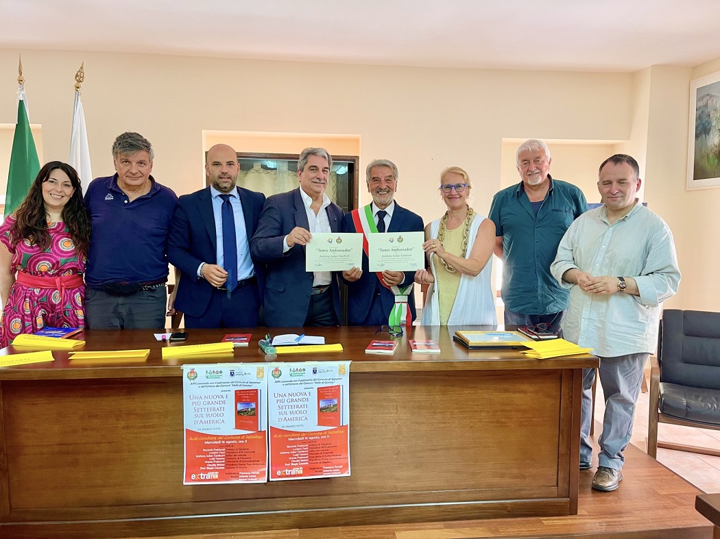 Anthony Julian Tamburri Town Ambassador di Settefrati.