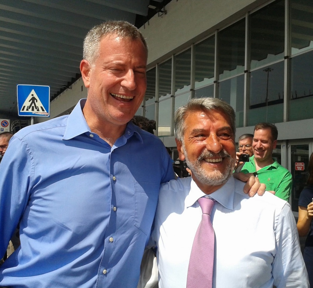 Bill de Blasio e Riccardo Frattaroli