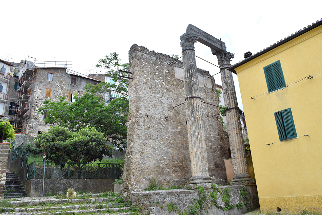 Cori. Tempio dei Dioscuri