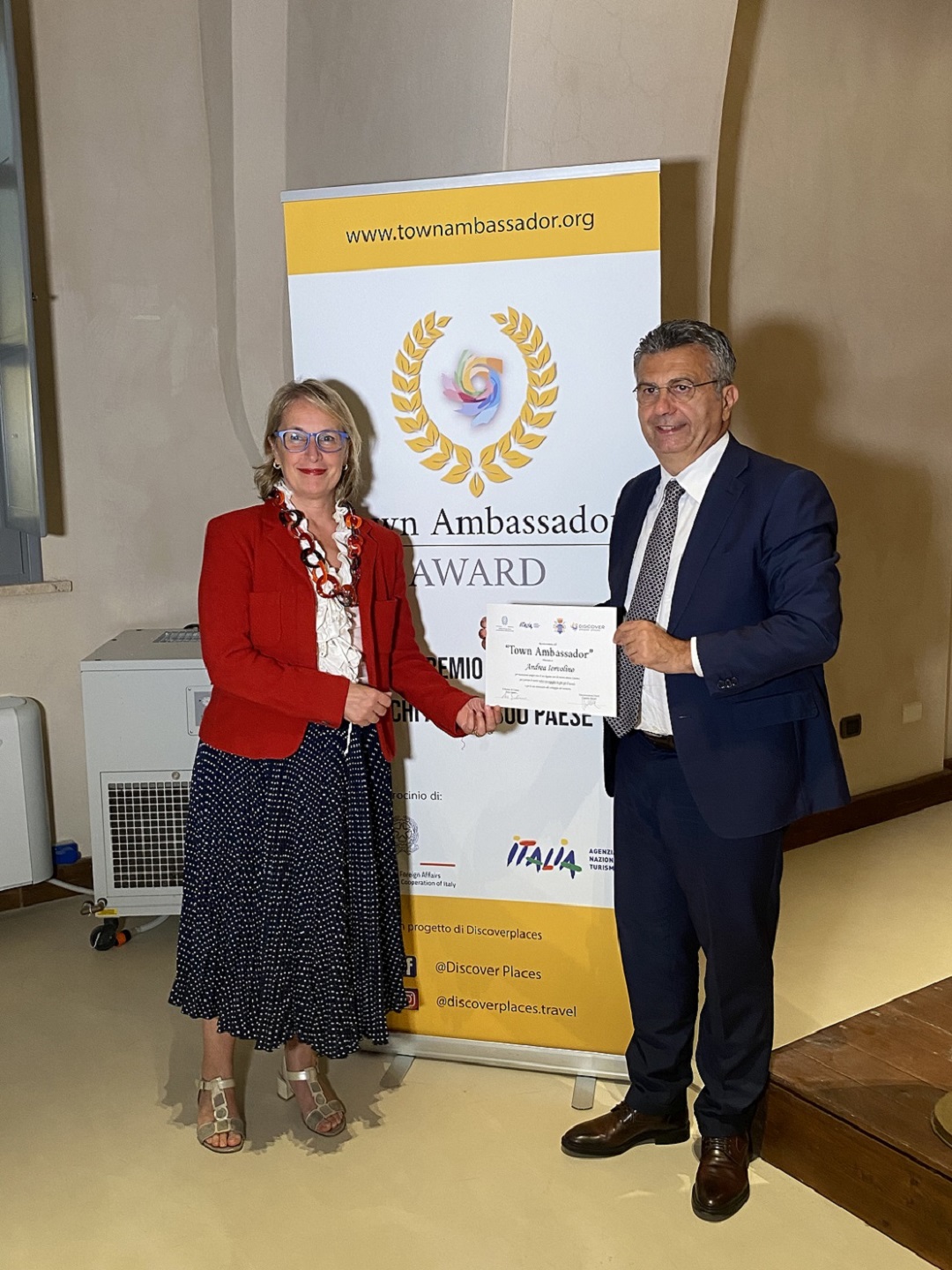 Night of the researchers Gaeta Claudia Bettiol and Enzo Salera Mayor of Cassino