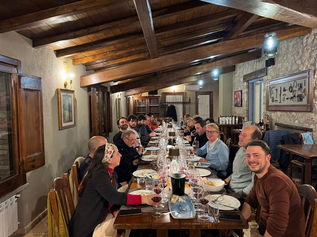 Cena fra produttori di Cesanese