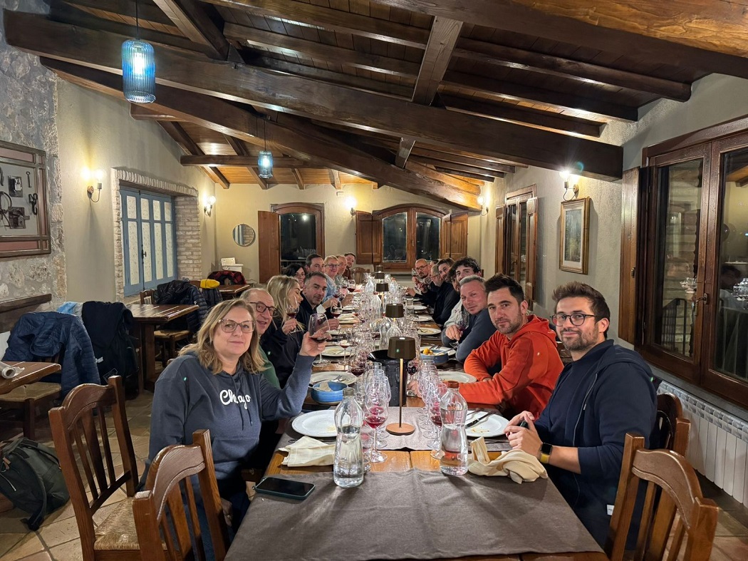 Cena fra produttori di Cesanese