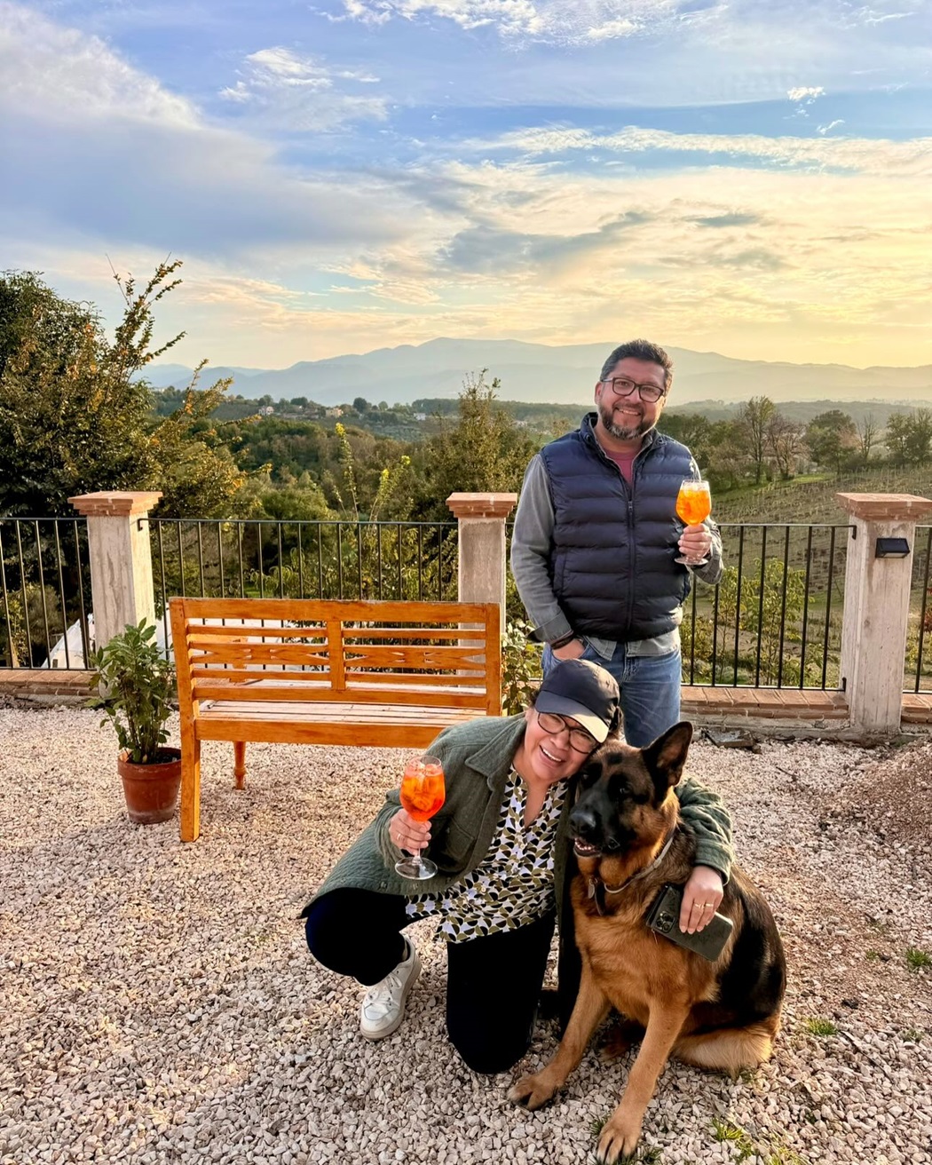 Rolando ed Elisabeth ospiti di Borgo Vittori