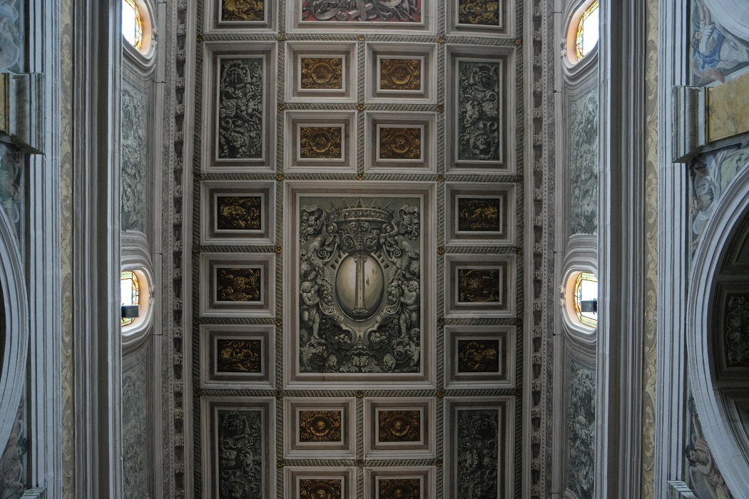 Paliano Ceiling of Collegiate Church of Saint Andrew Apostle by Benedicata Mary Lee