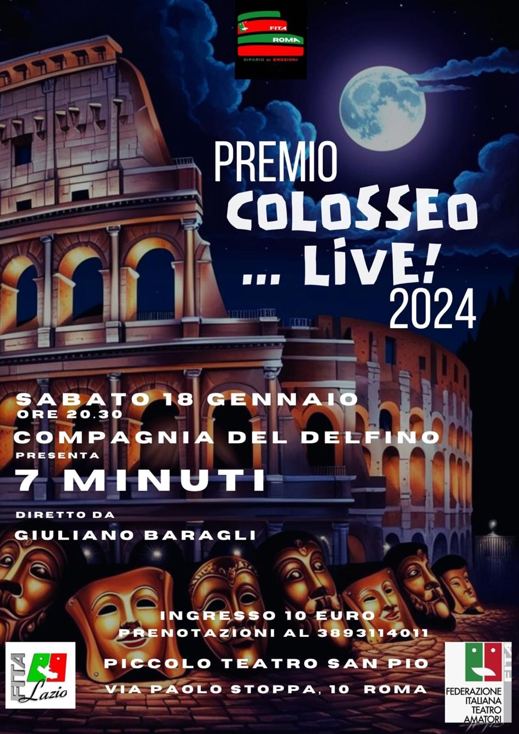 Acilia, Colosseum Award 2025 by Fita of Rome