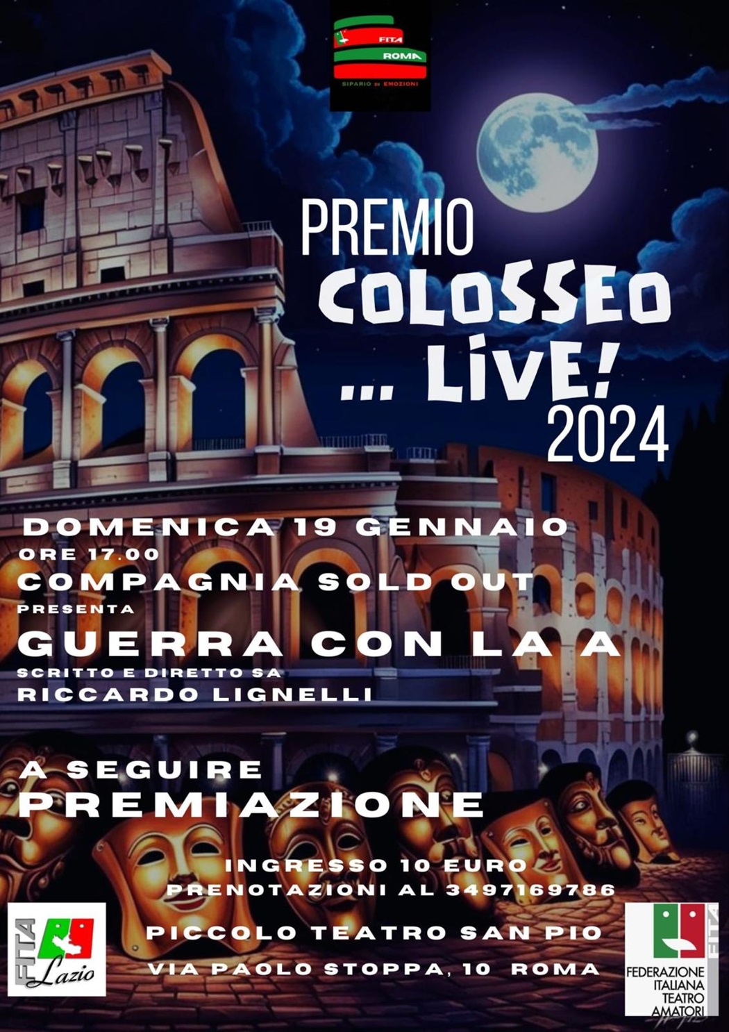Acilia, Colosseum Award 2025 by Fita of Rome