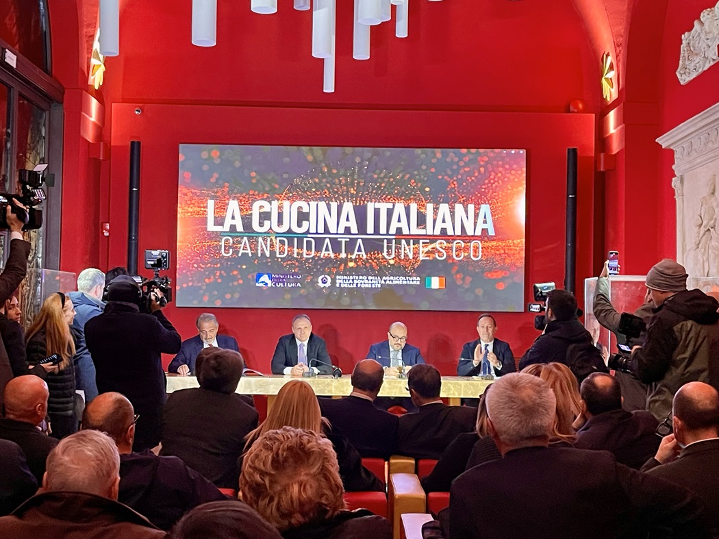 Francesco Rocca, Francesco Lollobrigida, Gennaro Sangiuliano e Giancarlo Righini