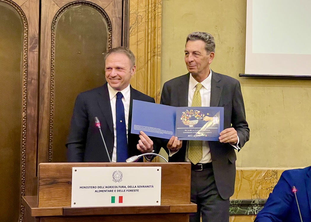 Ministro Lollobrigida e Baldrighi