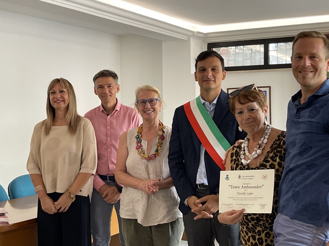 Premio Town Ambassador di Carpineto Romano  a Fiorella Lepre