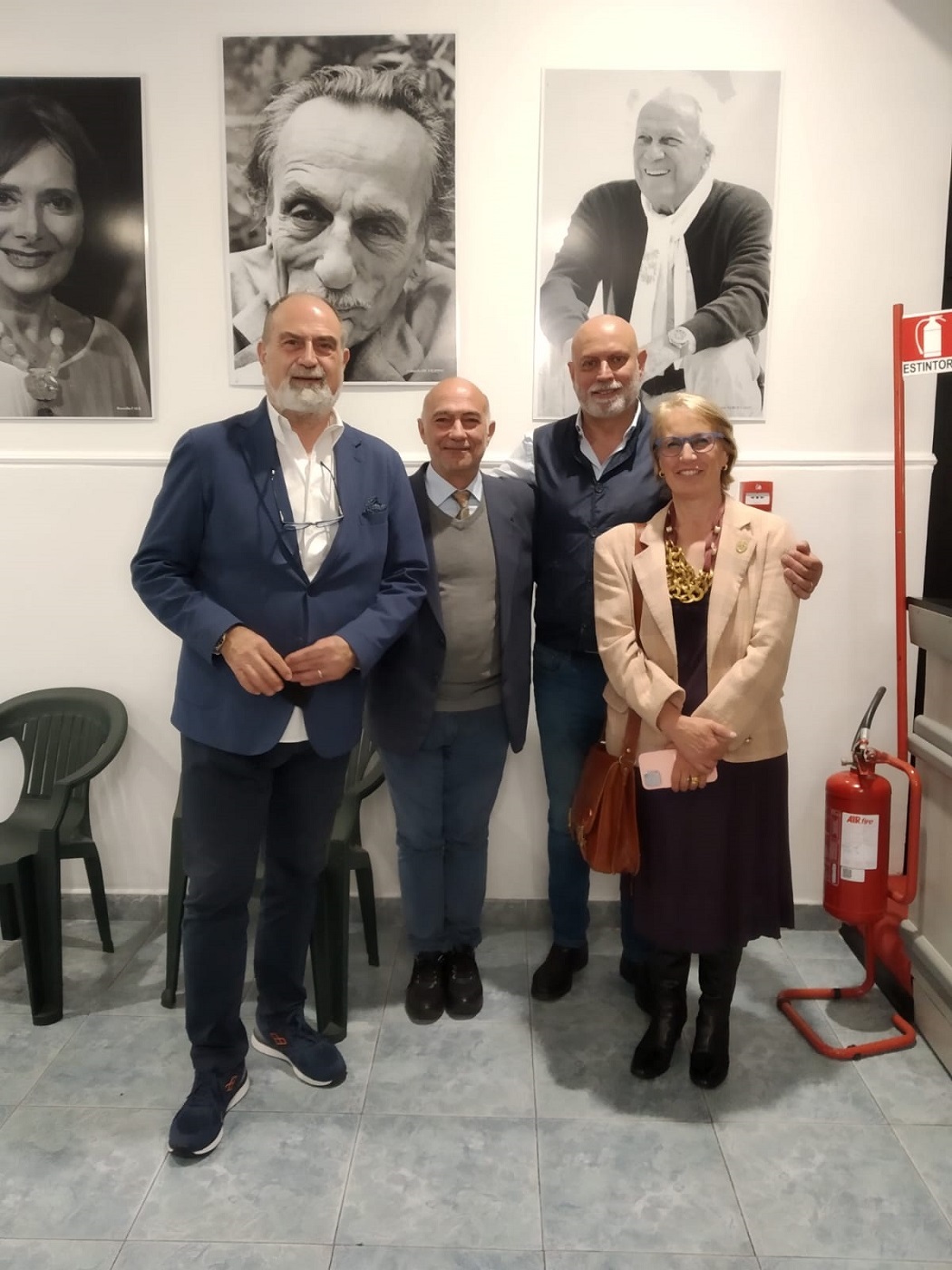 Claudia Bettiol at the Italian Amateur Theater  in Colleferro