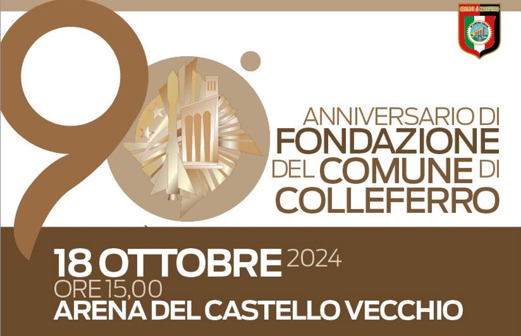 Colleferro Compie 90 anni