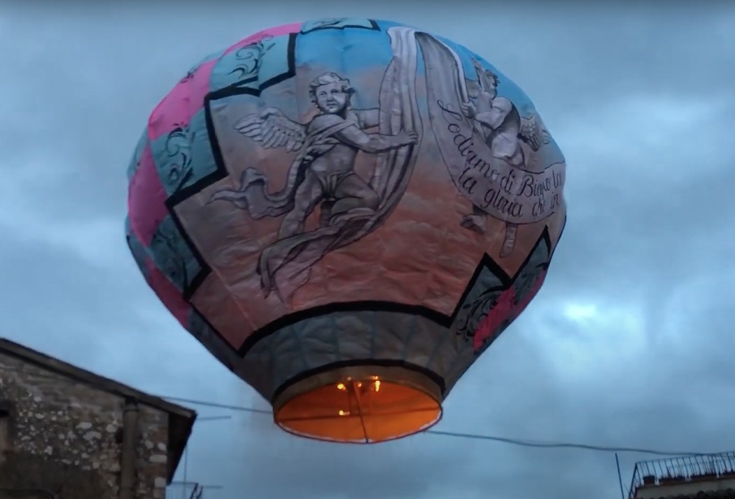 Festa di San Biagio con lancio mongolfiere