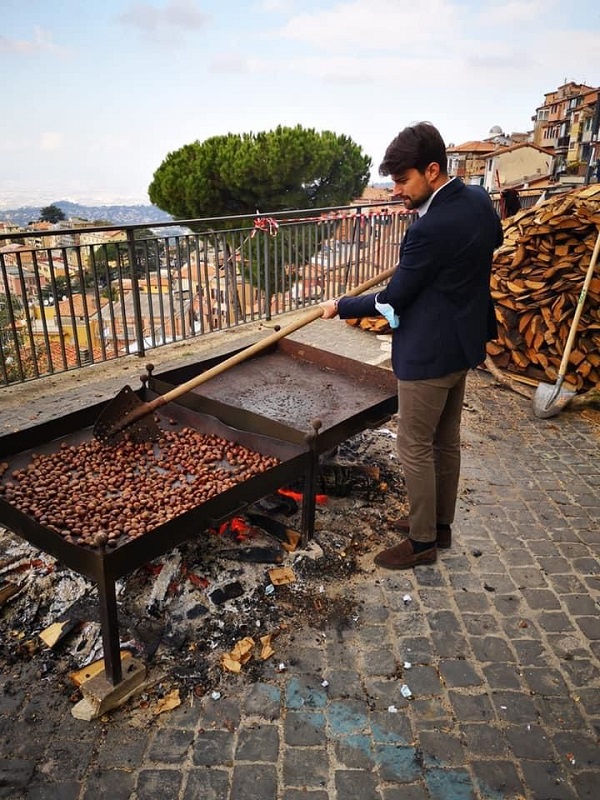the chestnut festival of Rocca di Papa