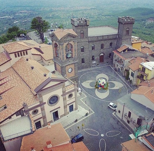 Rocca Priora dall'alto