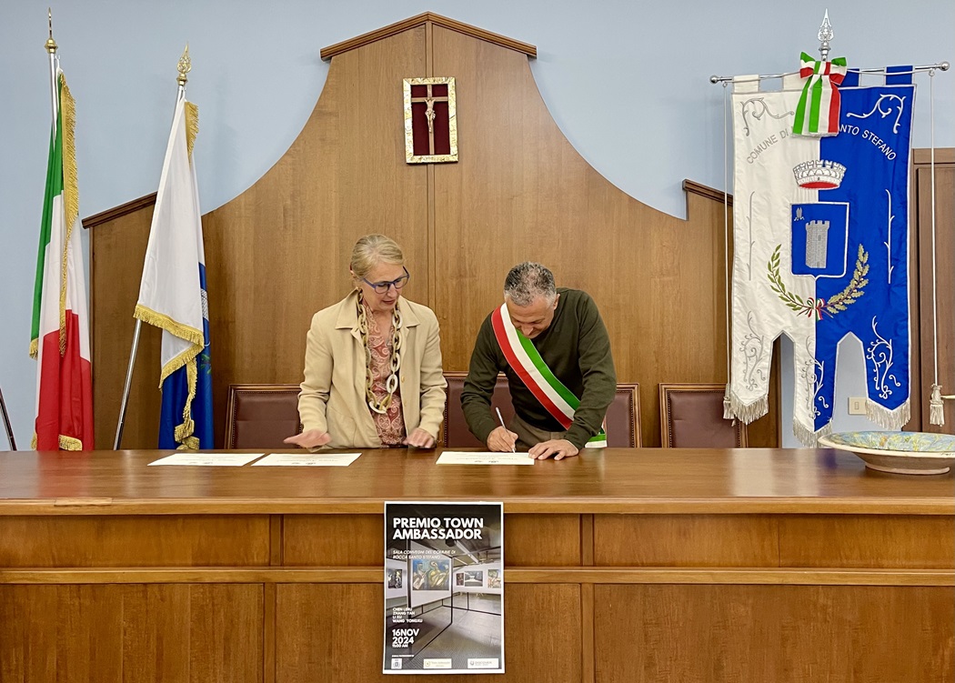 Town Ambassador Award for 4 Chinese artists in Rocca Santo Stefano