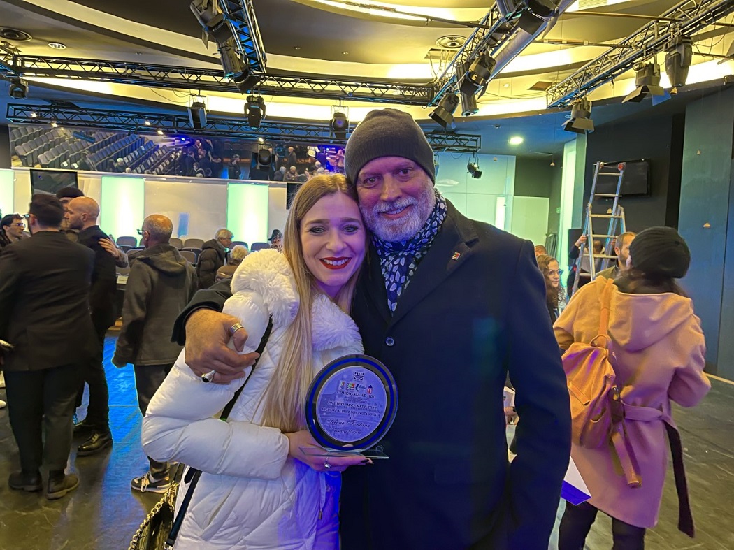 Selene Fontana e Mario Girardi Premio Mecenate a Roma