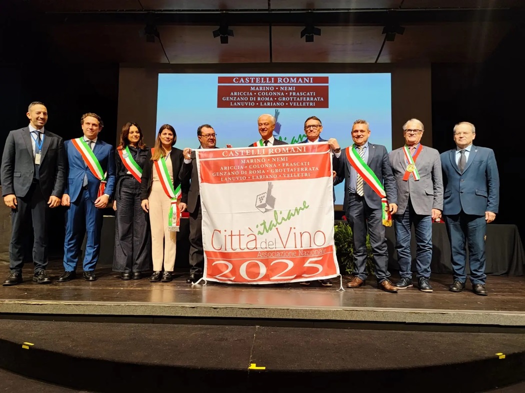 I Castelli Romani sono la città del vino del 2025