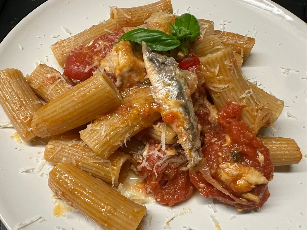 Ancient-Grain Rigatoni with Anzio Anchovies