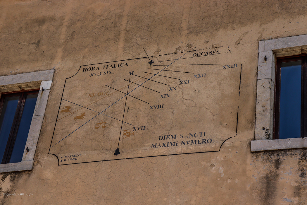 Roccasecca dei Volsci. Meridiana