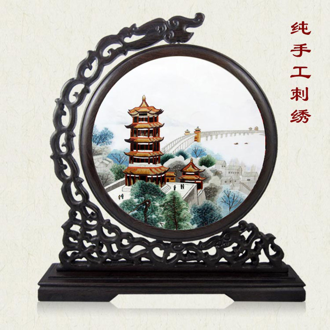 Ricamo Han della Torre di Wuhan