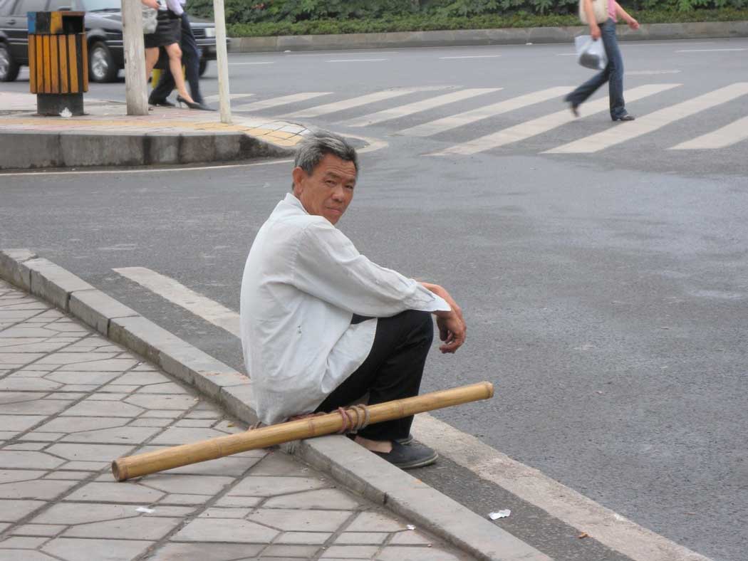 Facchini itineranti a Chongqing