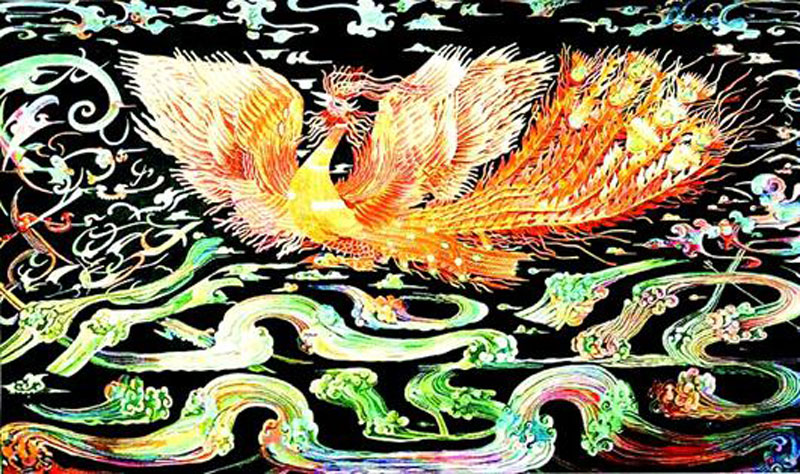 Fenice ricamo Han