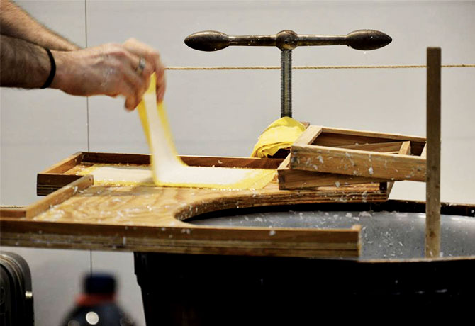 La carta a mano di Subiaco