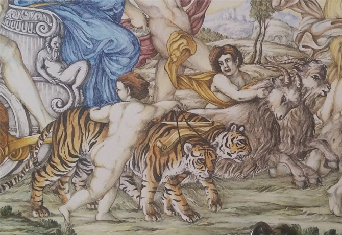 The colour blue in life and in ceramics