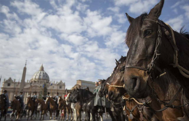 Arriva l’inverno nel Lazio con la benedizione degli animali